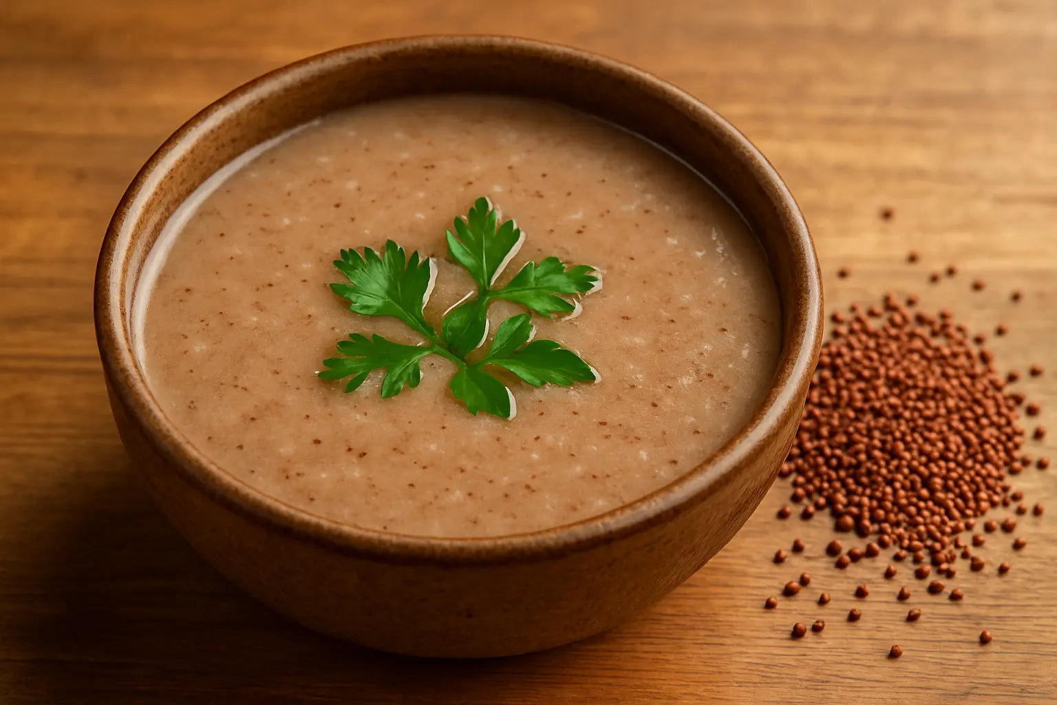 Gut-Healing Millet Soup: A Nourishing Blend of Siridhanya or Ragi /