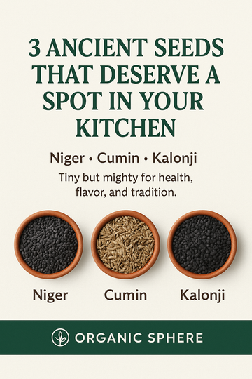 Niger Seeds – Cumin Seeds – Kalonji (Black Cumin Seeds)