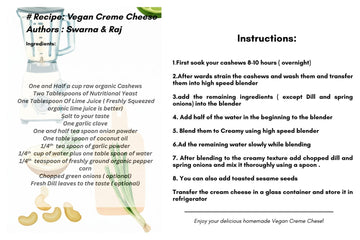 🌿 Homemade Vegan Crème Cheese – A Guilt-Free Indulgence