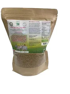 Organic Sphere's 100% Natural Little Millet - Buchi Method Processed (Unpolished)- rich in prebiotic fiber, vegan, gluten-free