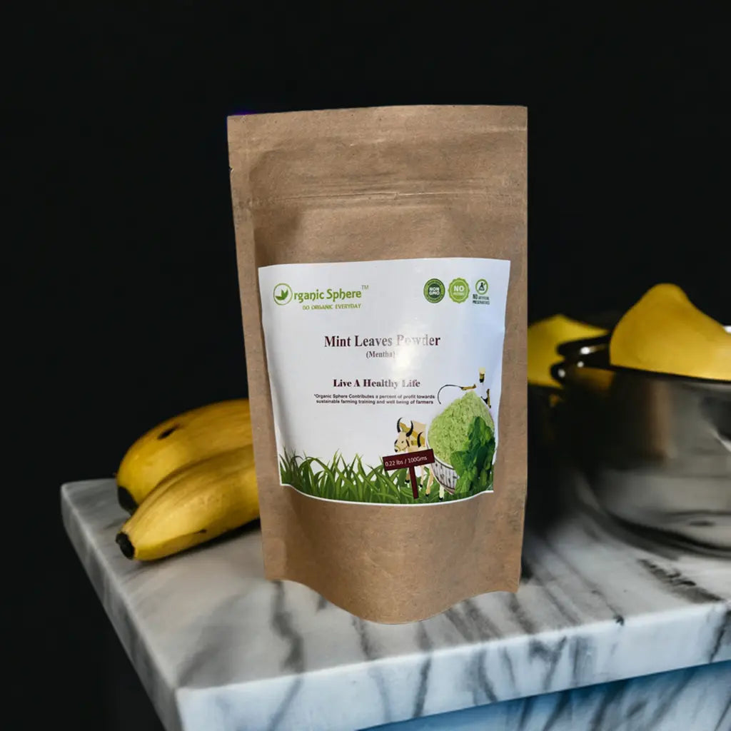 Spherical Mints 100% Natural Mint Leaves Powder - Pure and Organic