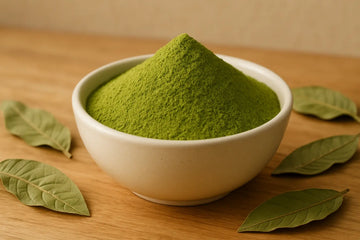 Guava Leaves Powder in a bowl