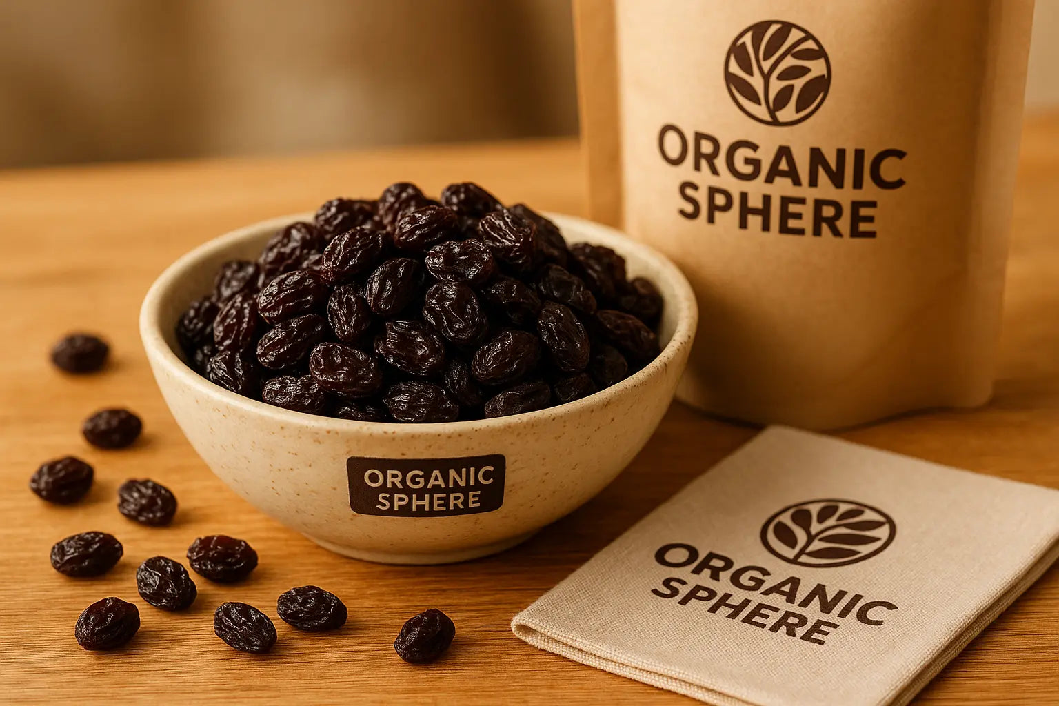 Fresh 100% Natural Raisins - Organic Sphere