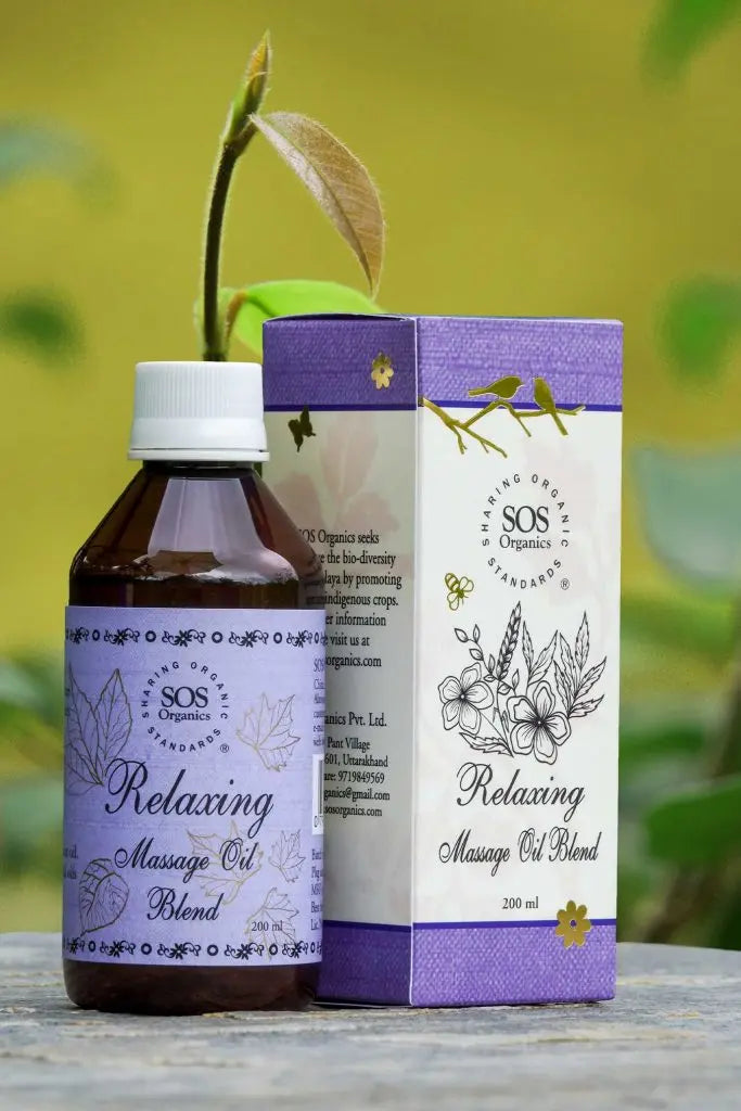 Relaxing Massage Oil Blend - 200 ml Organic Sphere