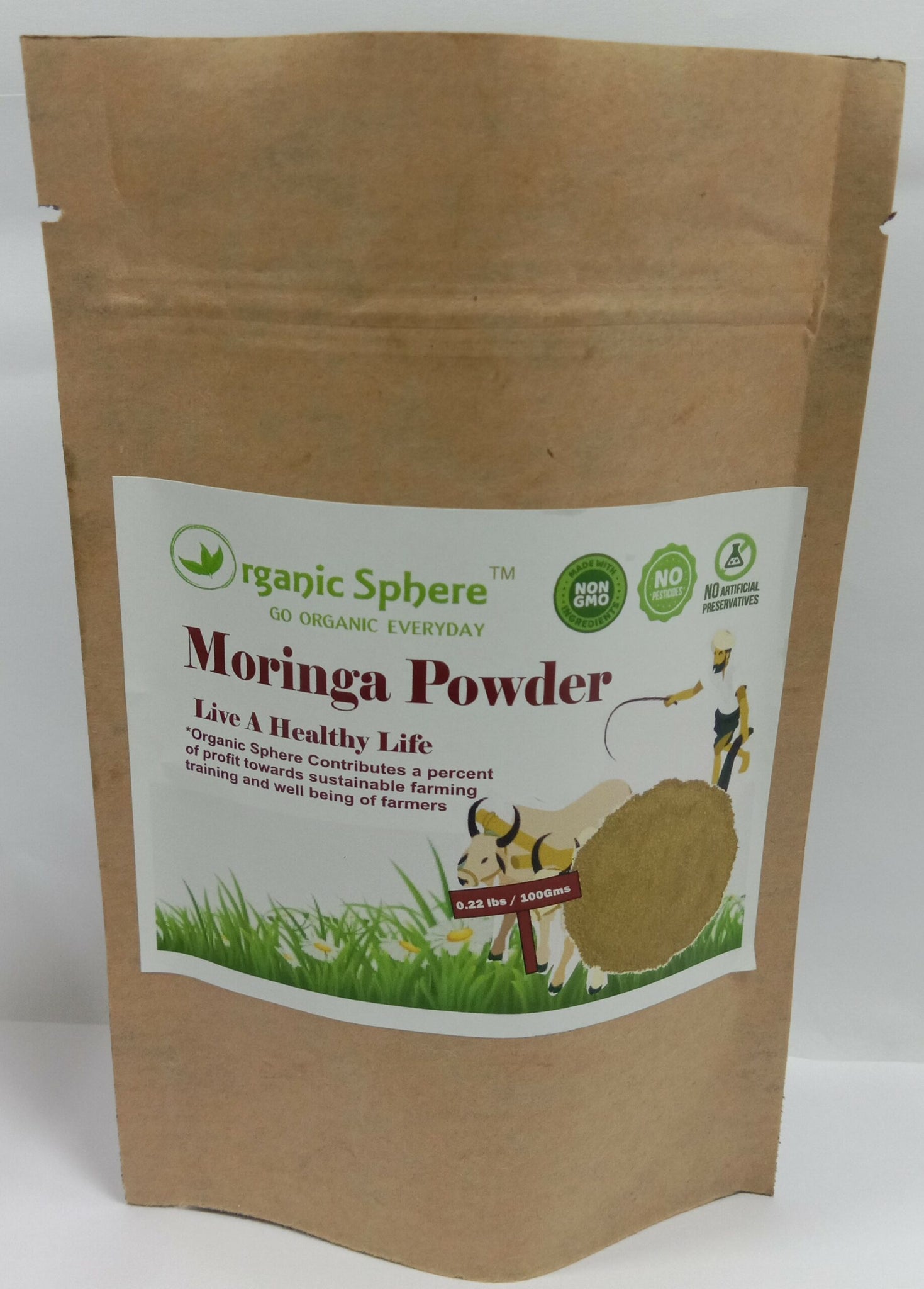 Organic Moringa Powder (100g)