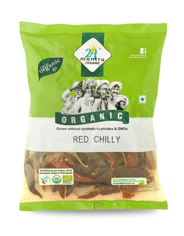 Organic Red Stick Chilly (24 Mantra)